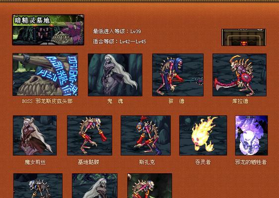 地下城幽暗精灵掉落物品有哪些？