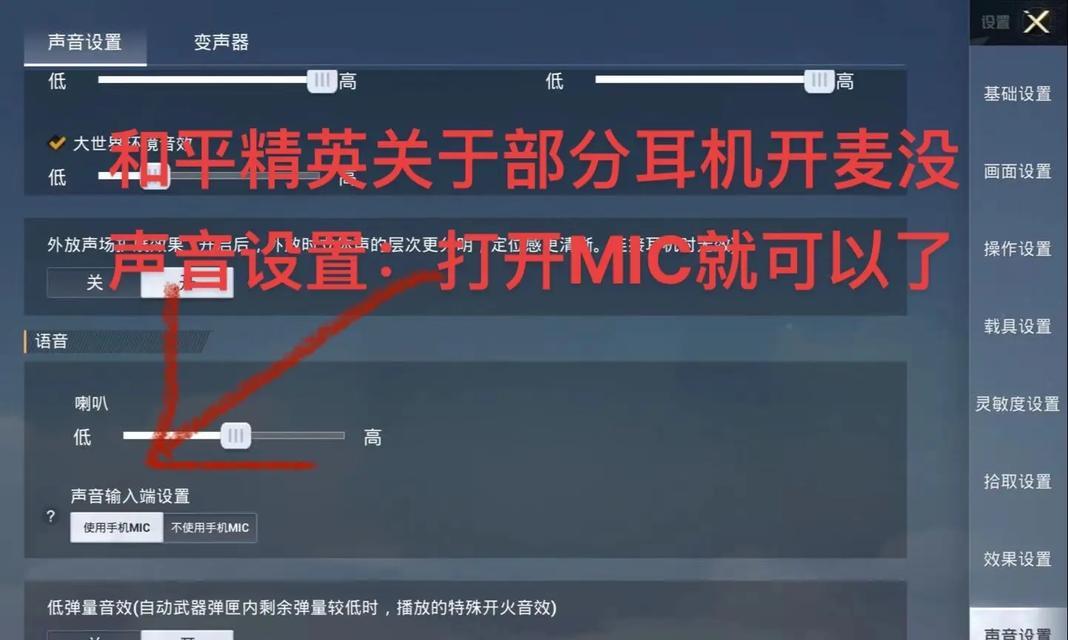 绝地求生中如何调整游戏声音设置？如何减少游戏中的噪音干扰？