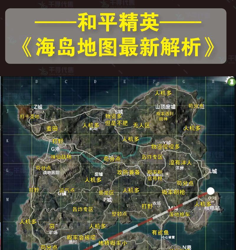 和平精英地资源海岛地物资分布一览（游戏中的寻宝指南）